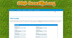 Desktop Screenshot of osmscoutlijst.org