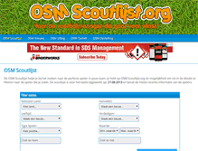 Tablet Screenshot of osmscoutlijst.org